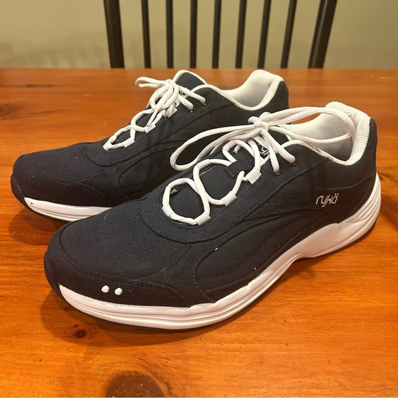 RYKA women’s Metro Canvas Walking Sneaker Navy Blue Size 12M - Picture 9 of 11